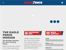 Tablet Screenshot of eaglefencenyc.com